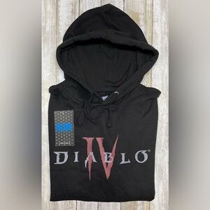 Diablo IV Clash Black Pullover Hoodie New With Tags Size Medium